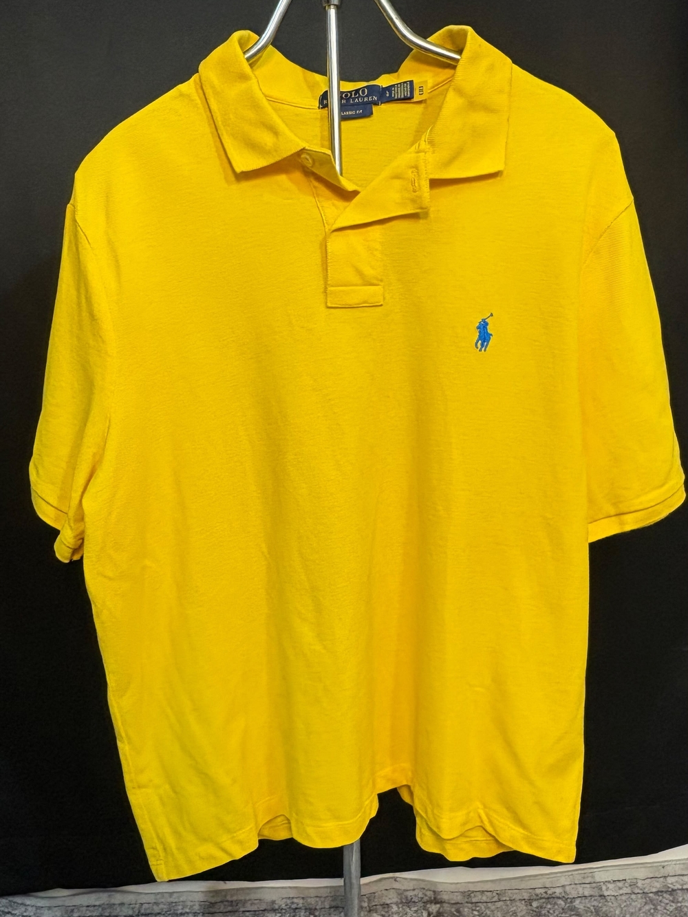 Polo by Ralph Lauren Bright Yellow Short-Sleeve Polo with Blue Pony